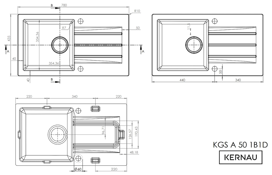 KGS A 50 1B1D Graphite